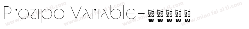 Protipo Variable字体转换